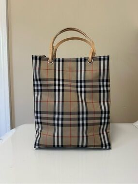 Burberry Nova Check Mini Tote Bag